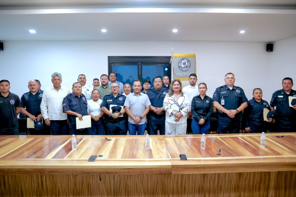 Avanza Seguridad Pública de Los Cabos en la formación profesional de su corporación