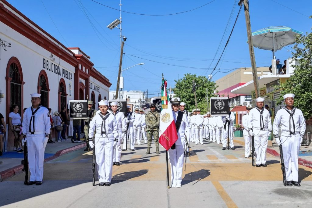 Conmemora XV Ayuntamiento de Los Cabos el 216º Aniversario de la Independencia de México con Desfile Cívico-Militar