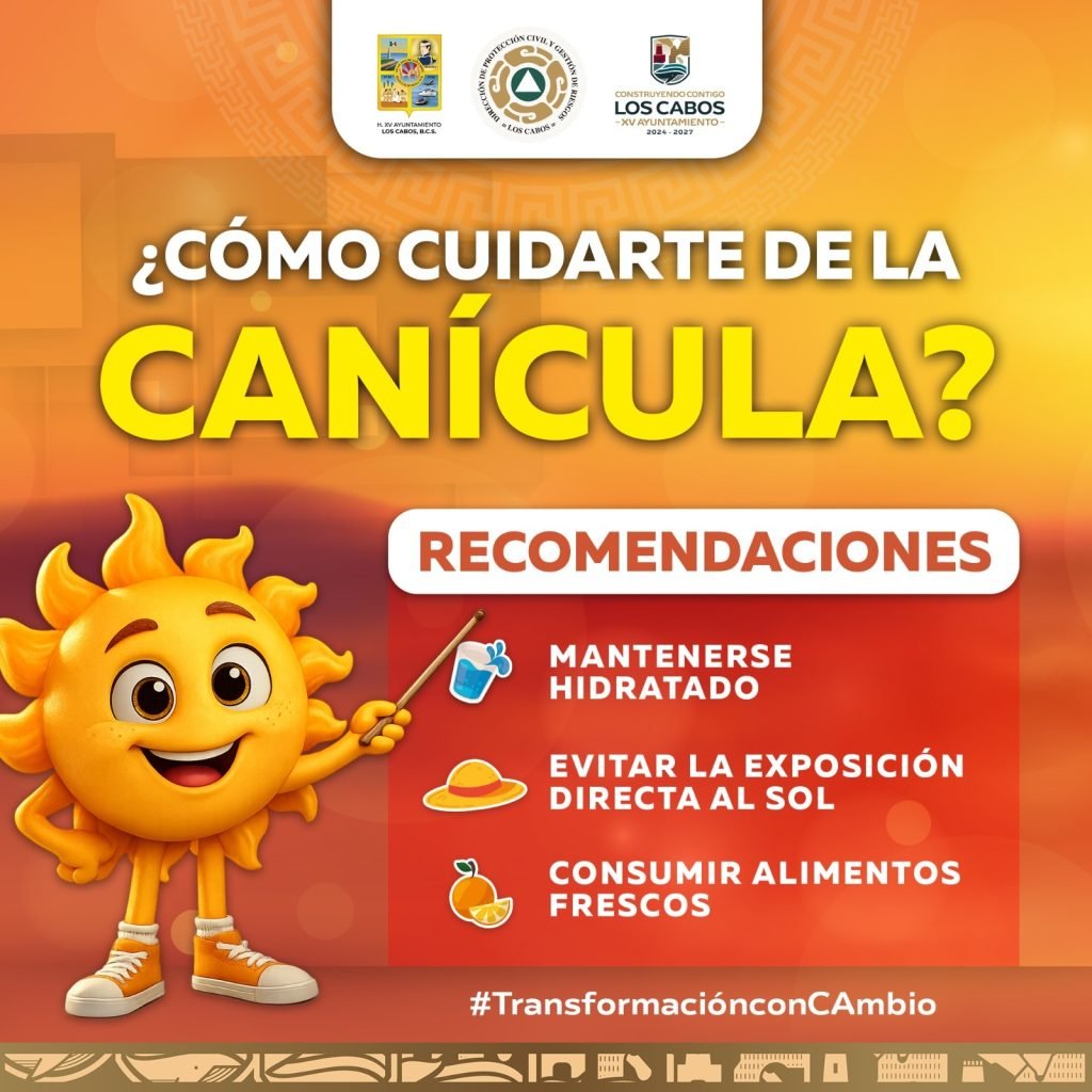Emiten recomendaciones para prevenir golpes de calor en Los Cabos