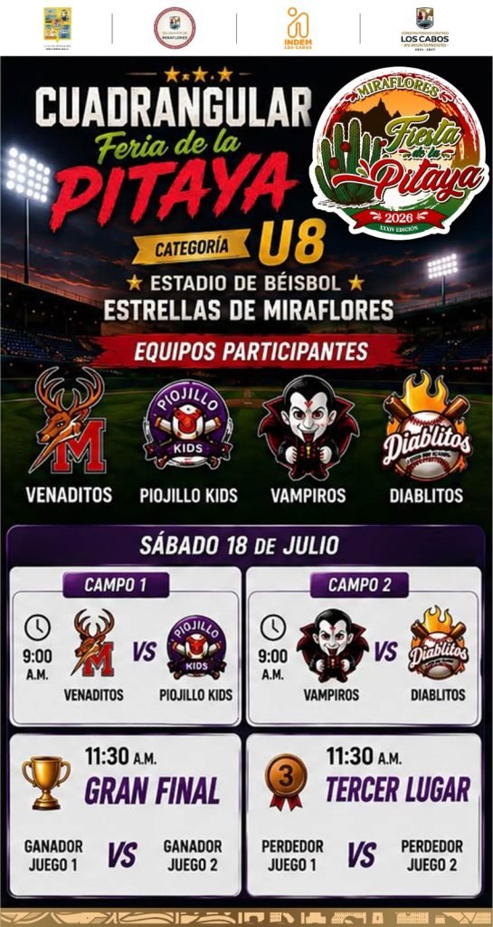Fiesta de la Pitaya 2026 ofrecerá cartelera artística y torneos deportivos