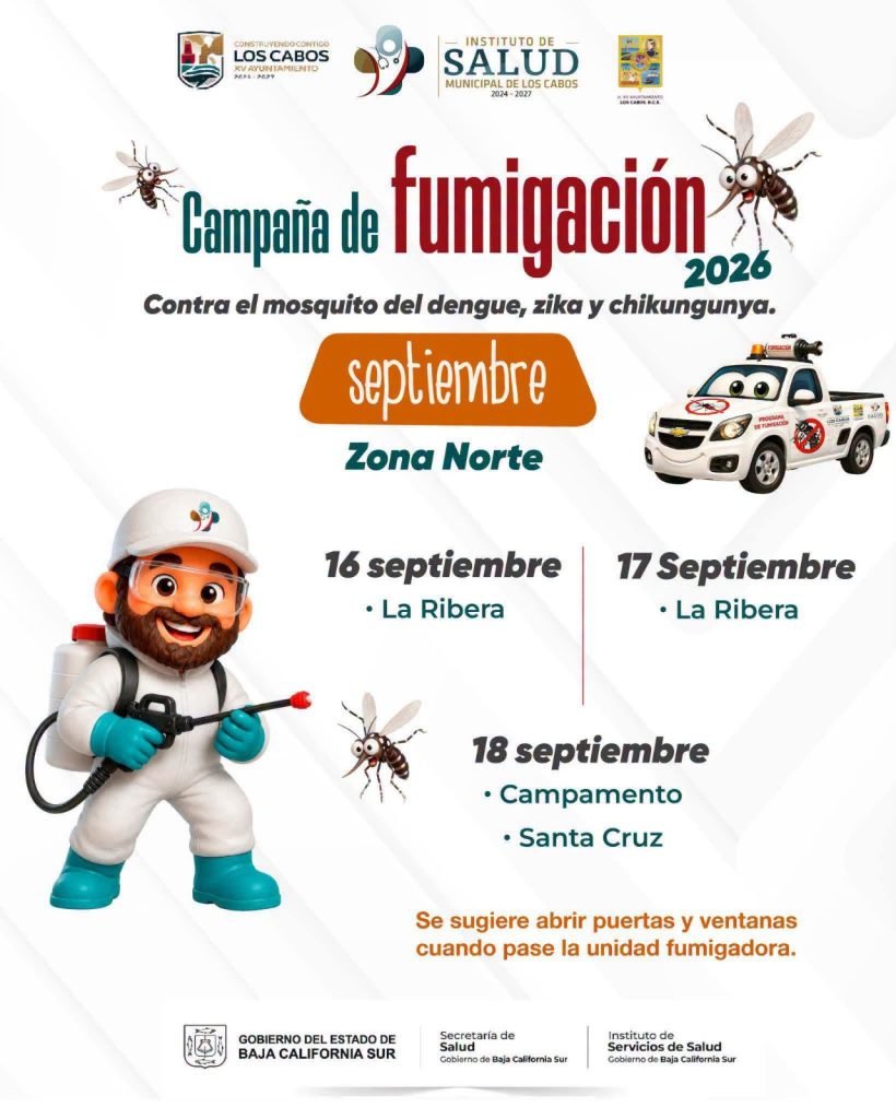 Fumigación contra el dengue llegará este jueves y viernes a La Ribera, El Campamento y Santa Cruz