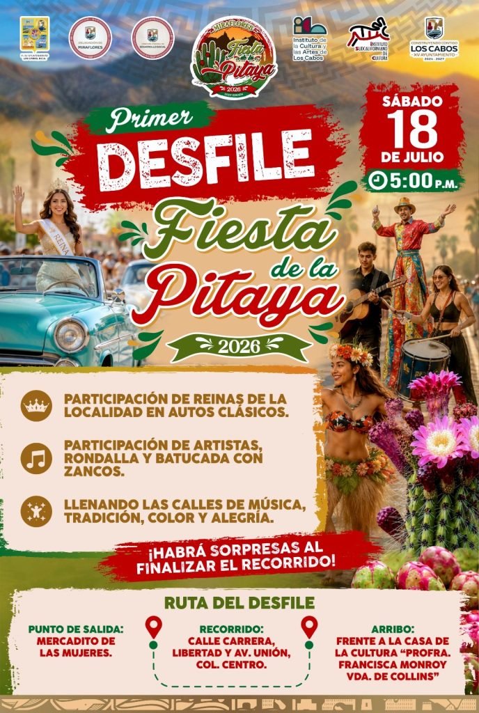 Invitan a disfrutar del primer desfile de la Fiesta de la Pitaya 2026 en Miraflores
