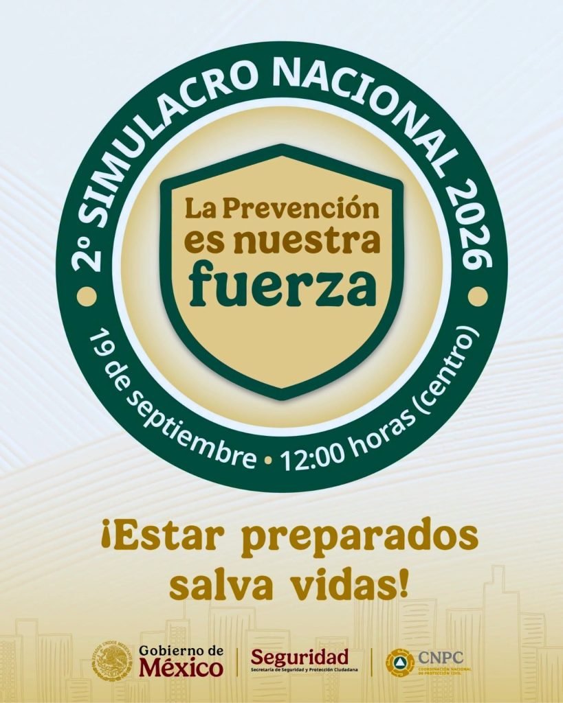 Los Cabos lidera participación estatal en el Segundo Simulacro Nacional 2026