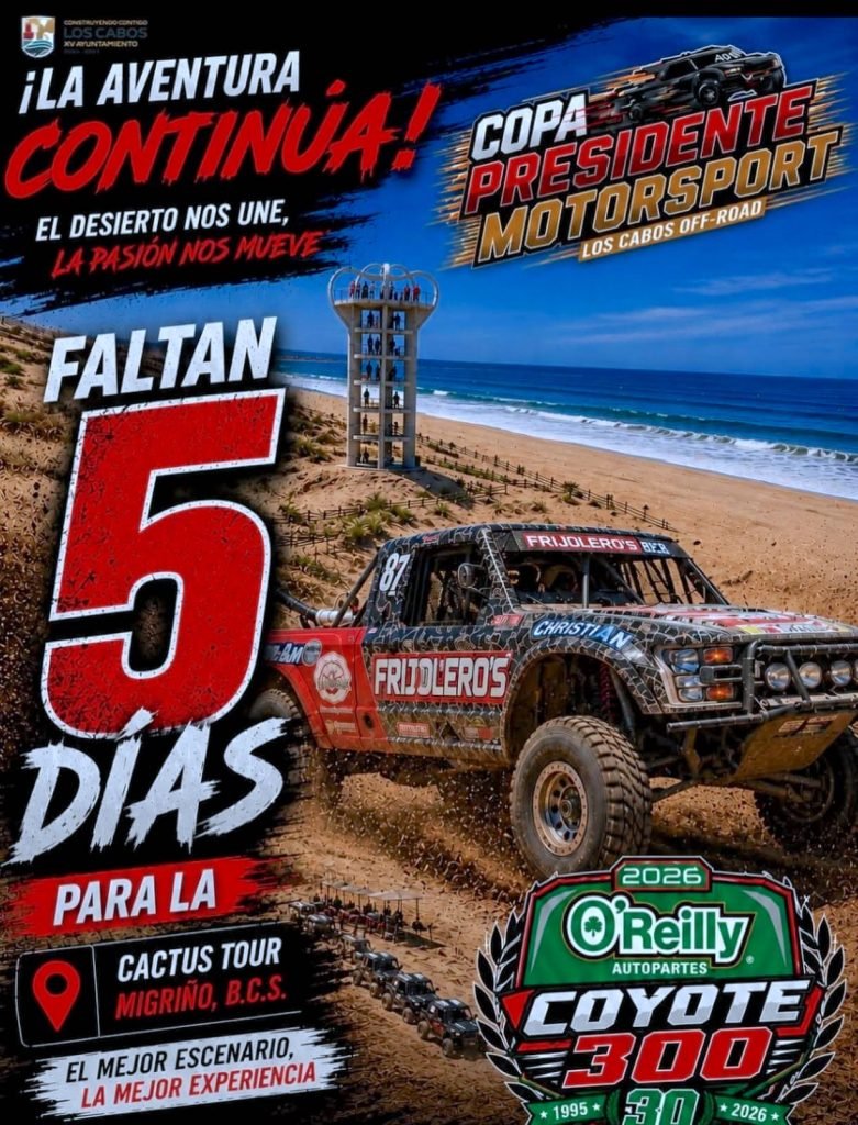 Más de 200 vehículos participarán en la tradicional Coyote 300; revisión mecánica será este sábado.
