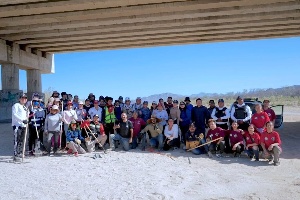 Más de 530 personas participan en limpieza del arroyo Salto Seco en Cabo San Lucas; retiran 250 toneladas de residuos