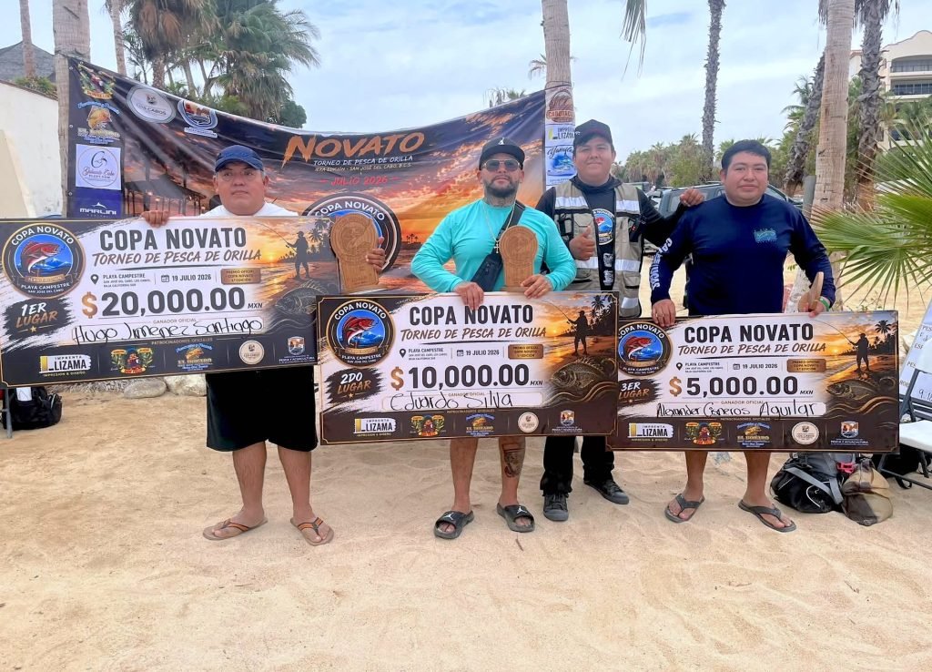 Premian a ganadores de la Primera Copa Novato 2026 tras exitosa jornada de pesca de orilla