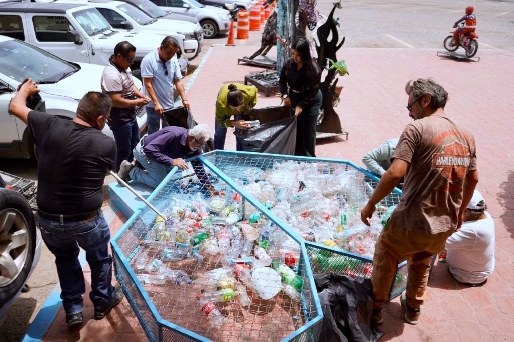 Reciclan más de 19 kilos de plástico en centro de acopio de Cabo San Lucas.