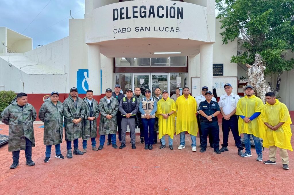Refuerza Delegación de Cabo San Lucas acciones preventivas ante pronóstico de lluvias
