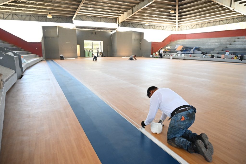 Rehabilitación del Auditorio Fernando I. Cota Sandez alcanza 90% de avance