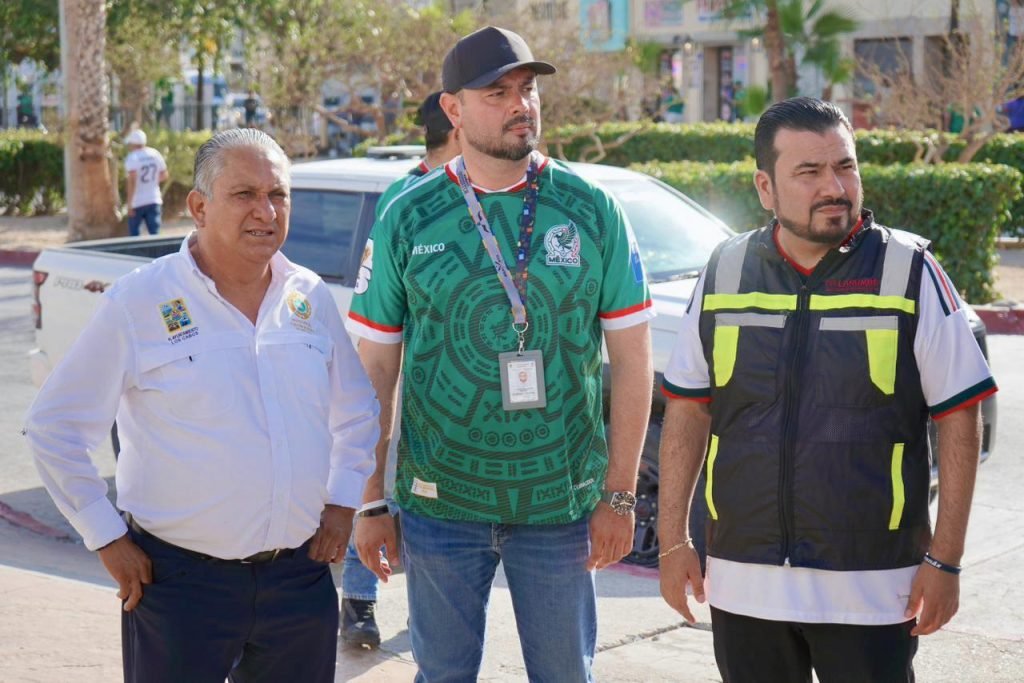 Reporta Ayuntamiento de Los Cabos saldo blanco tras operativo por el partido México-Inglaterra.