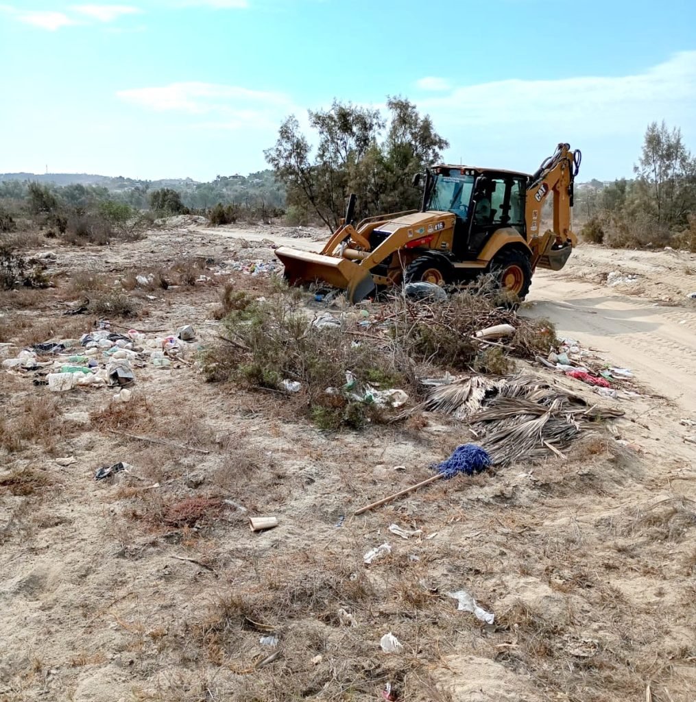 Retira Ayuntamiento de Los Cabos más de 90 toneladas de basura en tiradero clandestino de Santa Rosa.