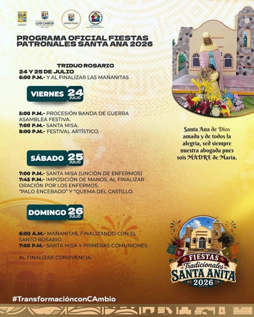 Santa Anita se prepara sus Fiestas Tradicionales y Patronales 2026 con actividades religiosas, culturales y artísticas