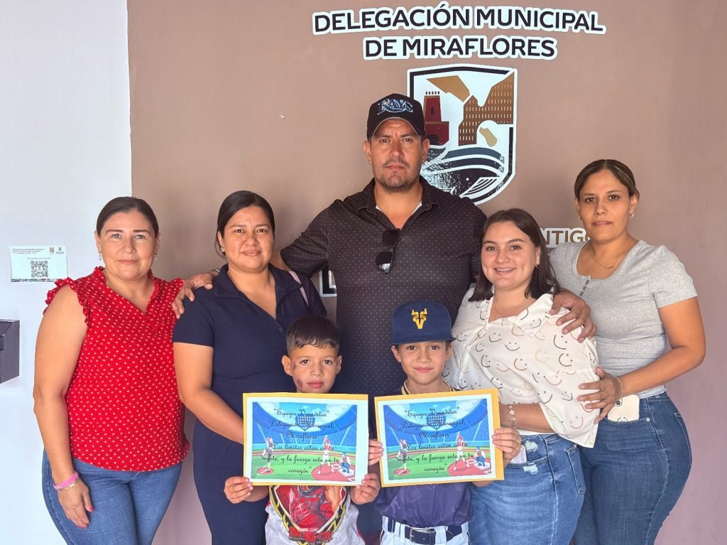 Venaditos de Miraflores recibe apoyo para representar a Los Cabos en Estatal de Béisbol Infantil